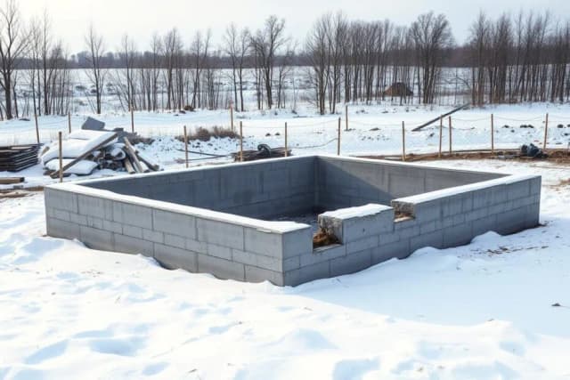 Czy można zostawić odkryte fundamenty na zimę? Ryzyko i konsekwencje