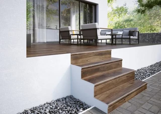 Jakie płytki na schody na zewnątrz wytrzymają każdą pogodę?